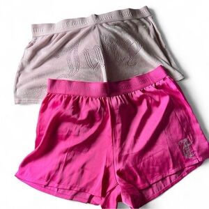 Juicy Couture Pink Sleep Shorts Lightweight Elastic Y2K Two Pack Size Sm/med